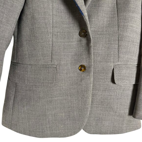 Marc by Marc Jacobs Gray Wool Two Button Office Blazer Jacket 4 - Picture 3 of 6